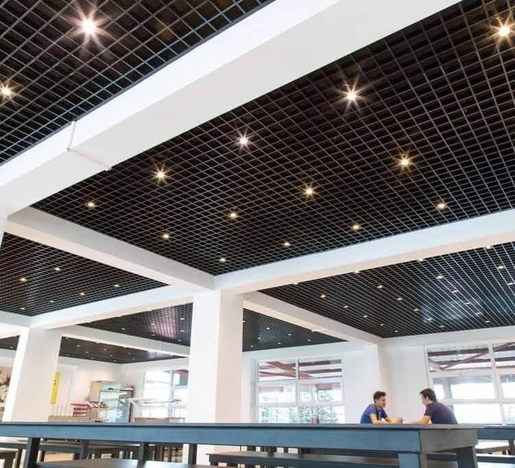 תקרת כוורת אלומניום HONEYCOMB