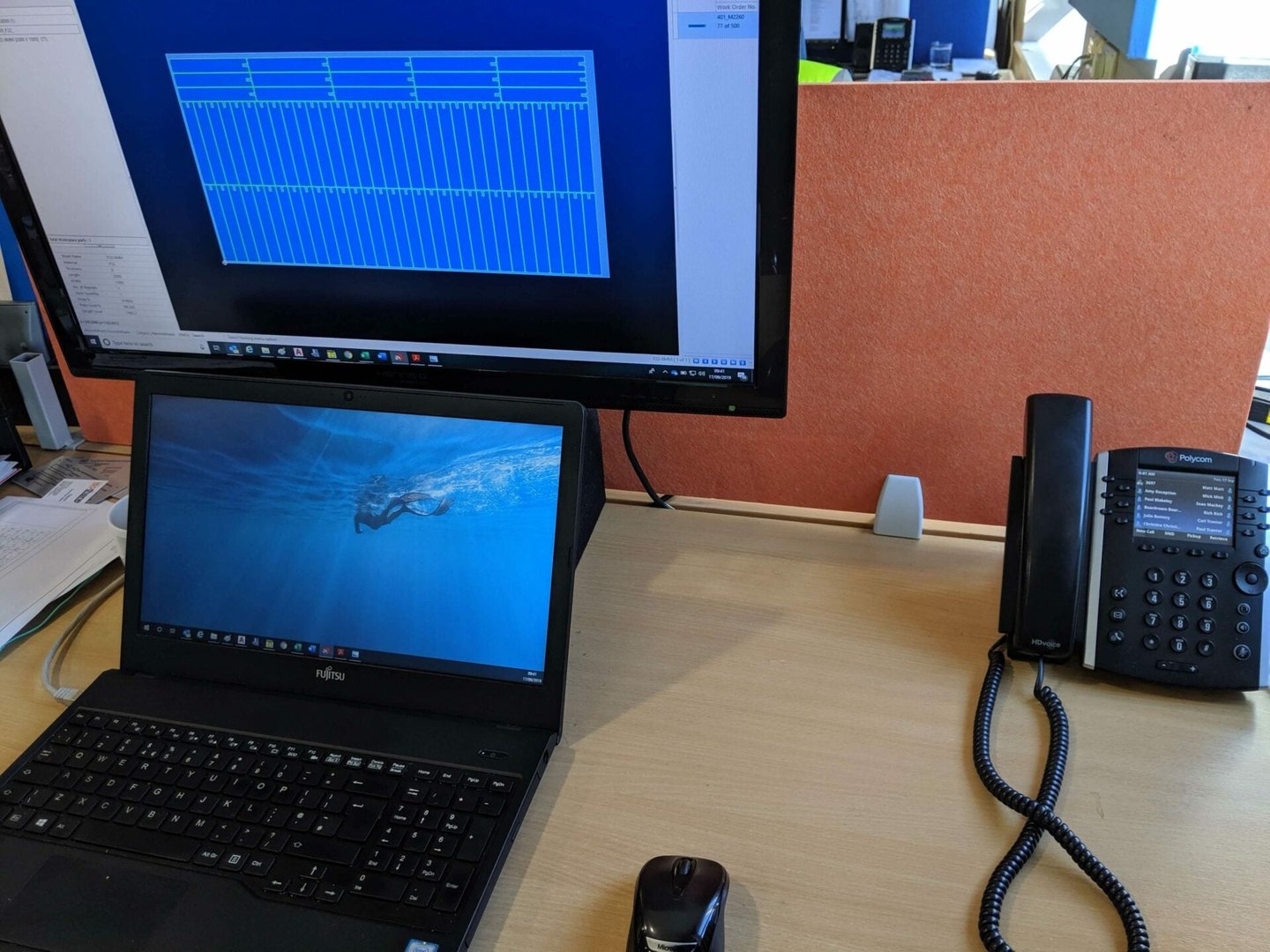 מחיצה אקוסטית DESKTECH - 7