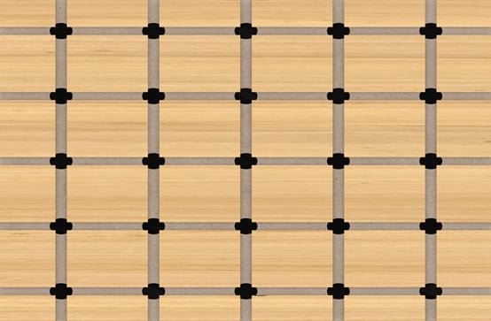 תקרת עץ חירוץ - DK 32x32 DS 1000